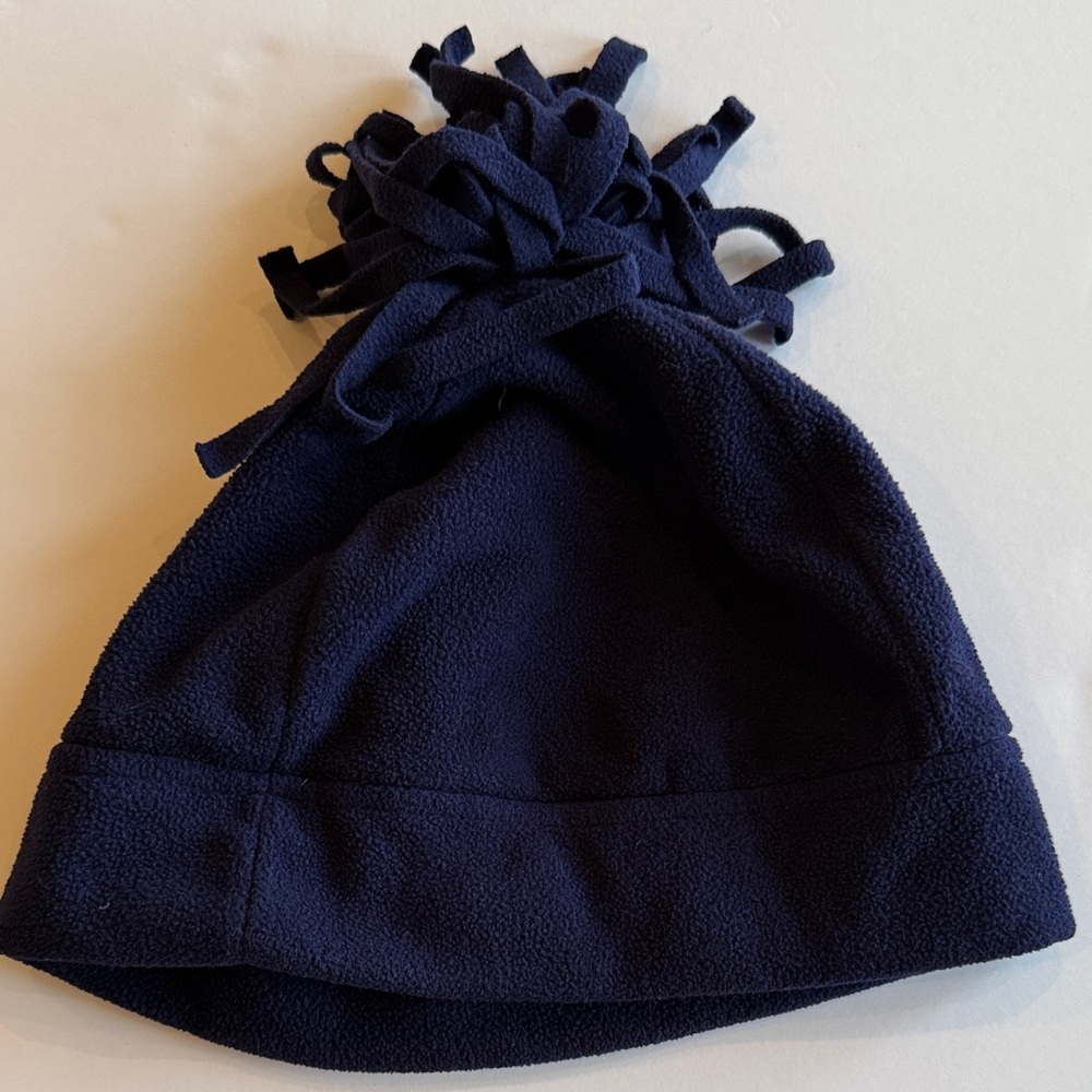 Hanna Andersson Dark Blue Fleece Beanie